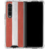 Latvia Flag Distressed Galaxy Z Fold4 5G Clear Case